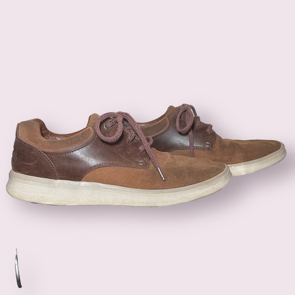 UGG Hepner Brown Suede Lace Up Saddle Oxford Shoe Mens Size 7 or Women’s 9 - Picture 3 of 11
